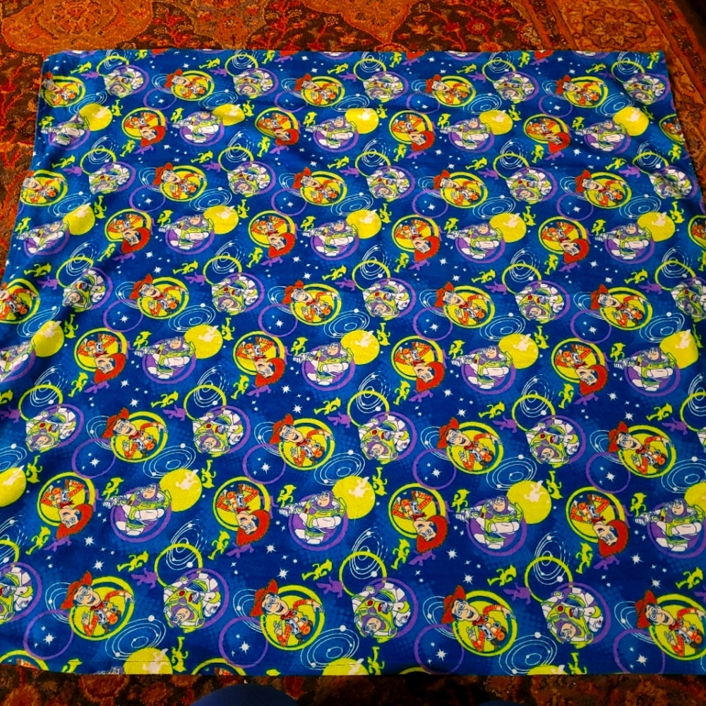 Flannel fabric with Toy Story theme